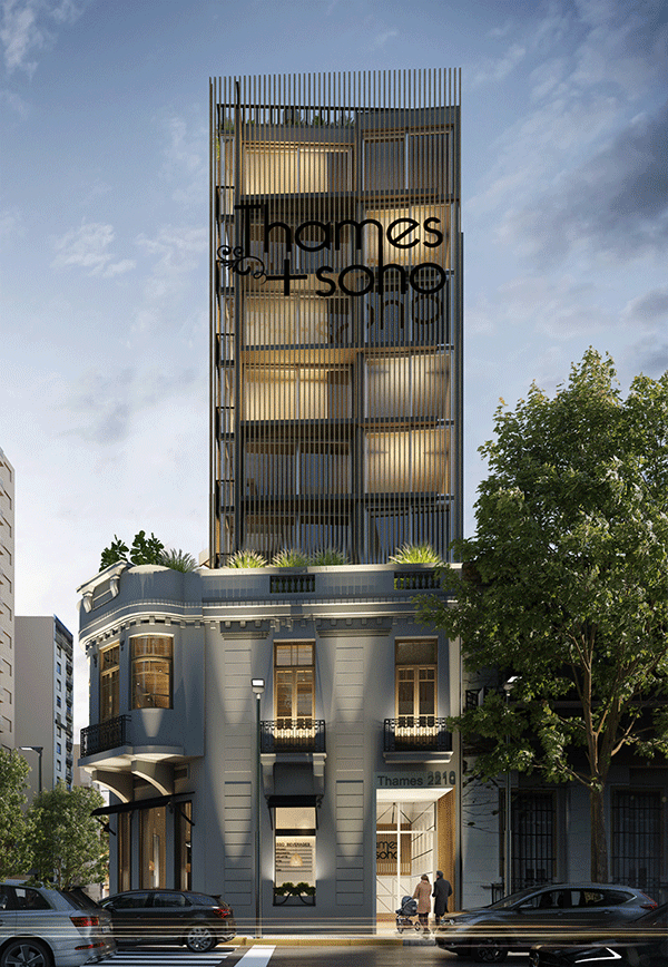 Vista calle Thames